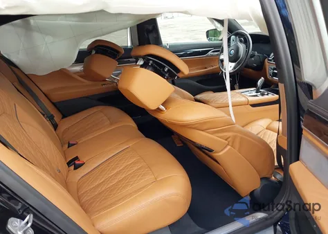 2022 BMW 750 I xDrive из США, поврежденный, VIN WBA7U2C02NCG91323